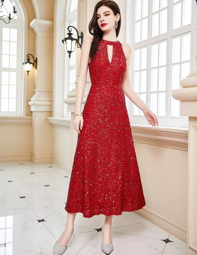 Abito rosso elegante - rosso,