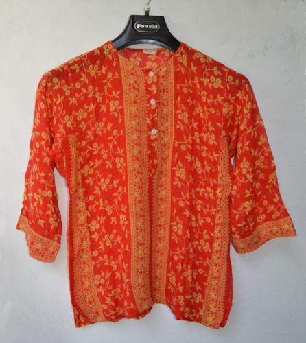 Camicia uomo rossa india - camicia,
