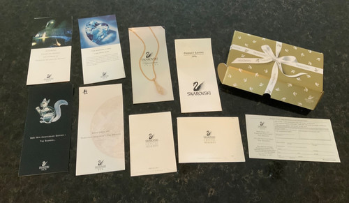 Lotto opuscoli scs swarovski - opuscoli,