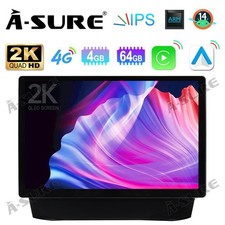 Autoradio 13.1" 2K 4+64GB Navigatore Android 14 GPS per Ford Fiesta MK6 anno 2008-2016