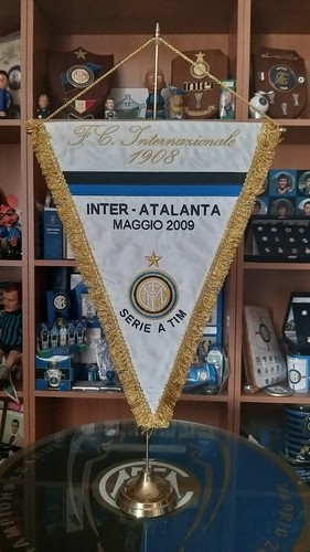Gagliardetto inter atalanta - inter,