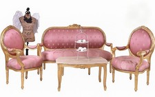Barocco Tavolo e Sedie Salone