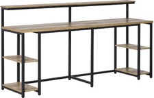 Scrivania Doppia Scaffali e