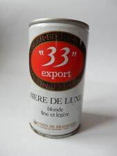 BIRRA 33 EXPORT France LATTINA BARATTOLO VINTAGE BEER CAN vuoto ma sigillato