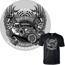 T-shirt Auto Hot Rod