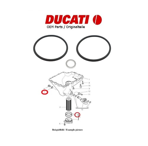 Guarnizioni filtro olio ducati - olio,