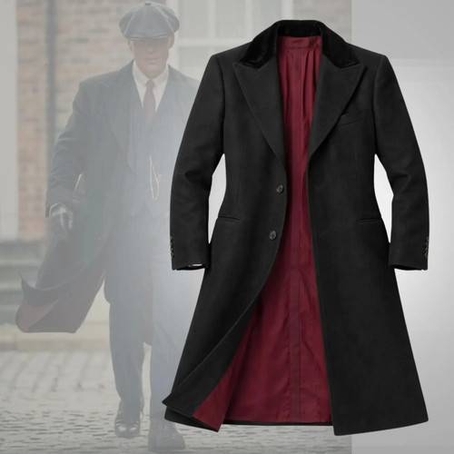 Trench cappotto lana - , nero