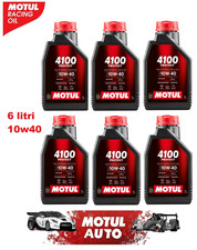 OLIO MOTORE AUTO MOTUL 4100 POWER + 10W40 TECHNOSYNTHESE 6 LITRI LT ACEA A3/B3