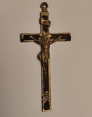 Antico crocifisso pettorale - crocifisso,