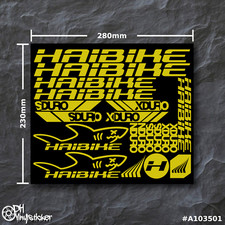 Haibike V2 Set Adesivi Giallo