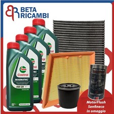 Kit Tagliando Per Ford Fiesta VII Ecosport 1.0 1.1 Ecoboost 3 Filtri 4 Olio 5W20