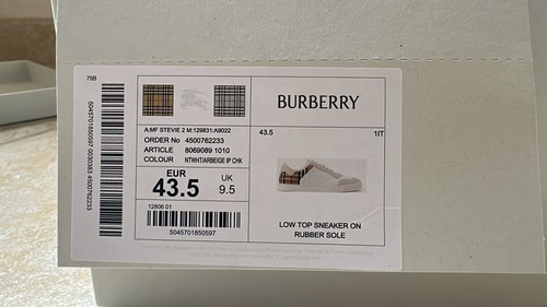 Burberry stevie sneakers - burberry,