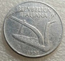 MONETA REPUBBLICA ITALIANA 10