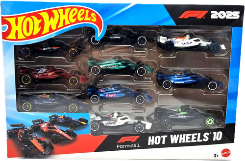 Mattel 2025 formula cars - f1,