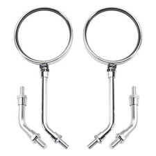 CHROME PAIR MIRRORS FOR
