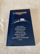 LONGINES regolazione cinturino Booklet NOS