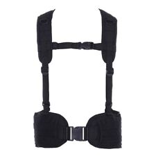 GILET TATTICO SOFTAIR MOLLE TACTICAL BELT WITH SUSPENDERS BLACK 101 INC 129781