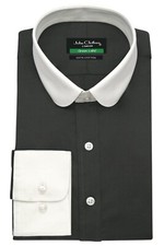 Camicia casual formale nera