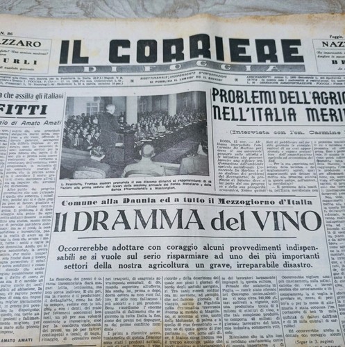 Corriere foggia 1949 - corriere,