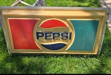 Insegna Pepsi 48 X 24 Plastica