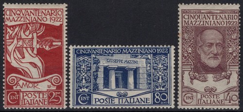 Regno italia 1922 mazzini 3 - 1922,