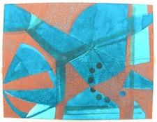 Enrico DELLA TORRE (Pizzighettone Cremona 1931) MANTIDE cm 16x21,5 anno 1987