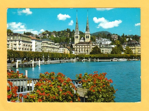 Cartolina svizzera lucerna - svizzera,