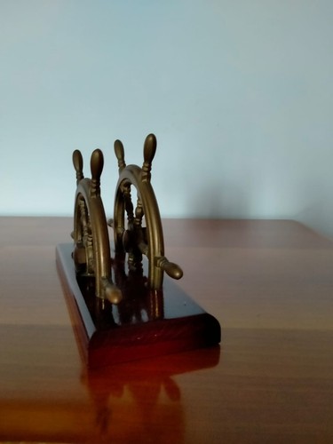 Portalettere timoni ottone - portalettere,