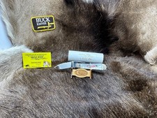 2013 Astuccio "PROTO" Dipinto Pony Russlock "Rosa Rossa" Coltello Madreperla Come Nuovo