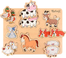 Puzzle Bambini 2 Anni – Giochi in Legno 1 Anno – Idea Regalo per Bimbo E Bimba p