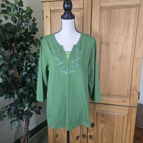 Top denim donna - top, &
