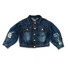 GIACCA JEANS CON RICAMI PER