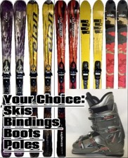 Confezione Sci Elan Aggiungi +Stivali +Attacchi 146,160, 161,165,178, 185 CM