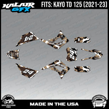 Graphics Kit for Kayo Pit bike