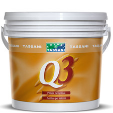 Q3 Pittura al quarzo fine bianca Tassani 1 - 4 - 14 LT