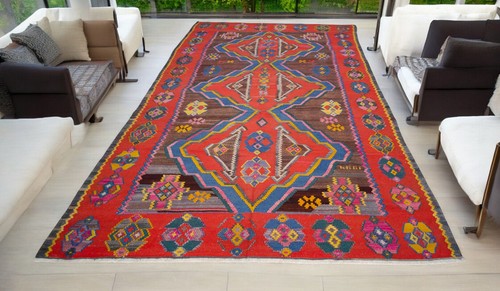Tappeto turco vintage fatto - , a