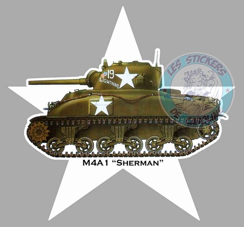 Tank char sherman 2eme - sherman, a1