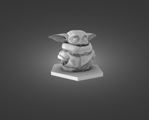 Baby yoda statuine - 3, kit