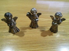 STATUINE ANGELI ANGIOLETTI CHERUBINI VINTAGE ANNI '80 H CM 4 - TRIS NATALE