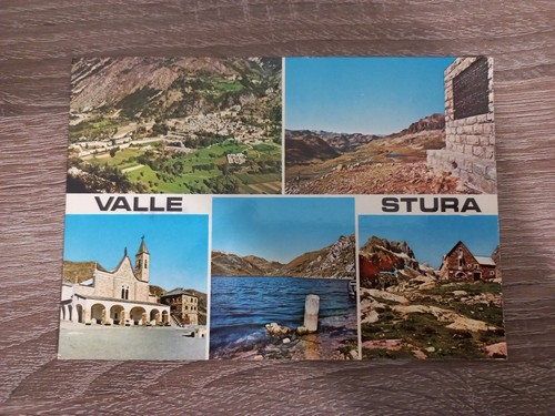 Cartolina valle stura demonte - cartolina,