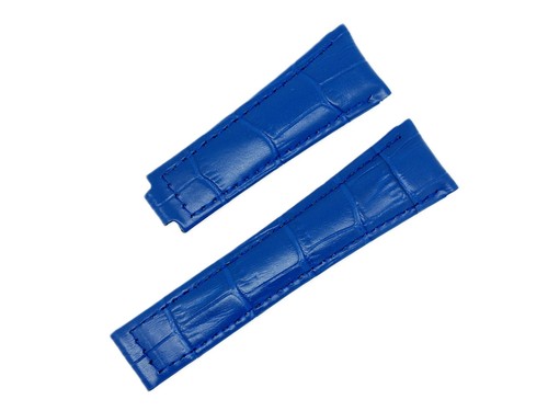 Nuovo cinturino pelle blu - in,