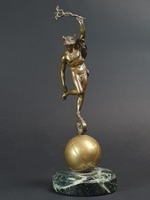 SCULTURA - FUSIONE IN BRONZO MERCURIO SEC.XIX