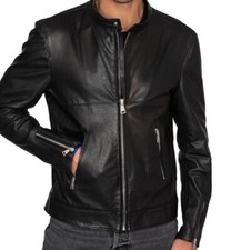 Giacca in Vera Pelle CMJ da Uomo - Nuova, Mai Indossata