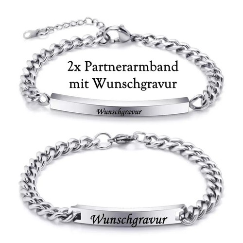 Bracciali partner acciaio - partner, in