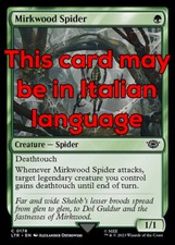 MTG MIRKWOOD SPIDER FOIL EXC - RAGNO DI BOSCO ATRO 178 - LTR - MAGIC