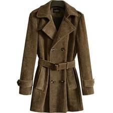Men Suit Collar Mid Length