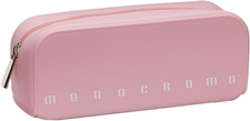 , Bustina Trousse in Morbido Silicone, Monocromo Pastel, 20X6X7.5 Cm, Colore Ros