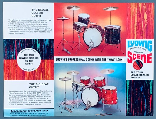 Ludwig drums 1968 - ludwig,