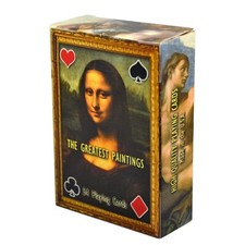 Quadri famosi 54 carte da gioco. Rembrandt, Klimt, Michelangelo, Van Gogh