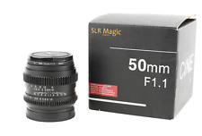 SLR Magic 50mm F 1.1 obiettivo standard cine lens mirrorless Fujifilm X